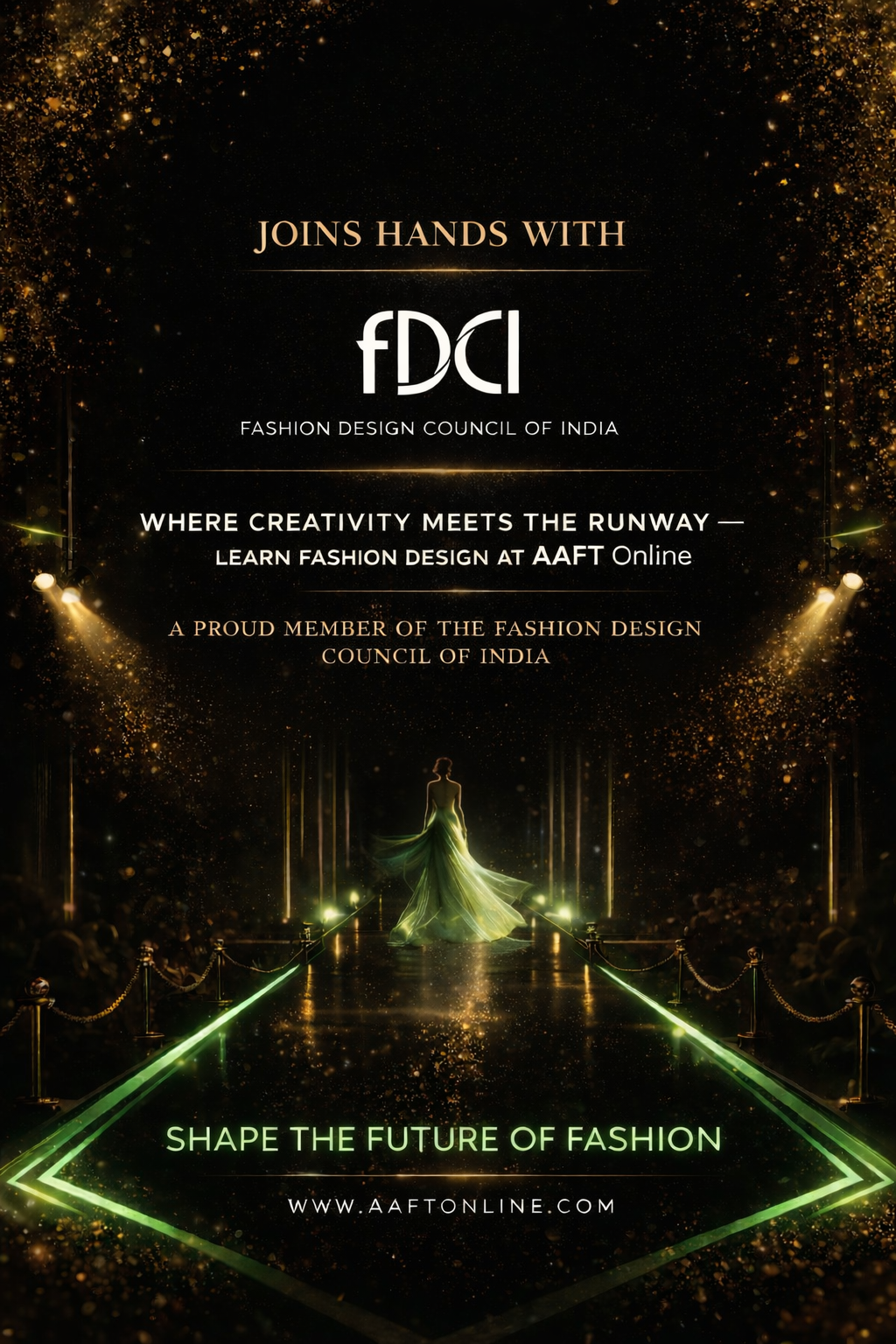 FDCI certified diploma visual - AAFT Online and Fashion Design Council of India