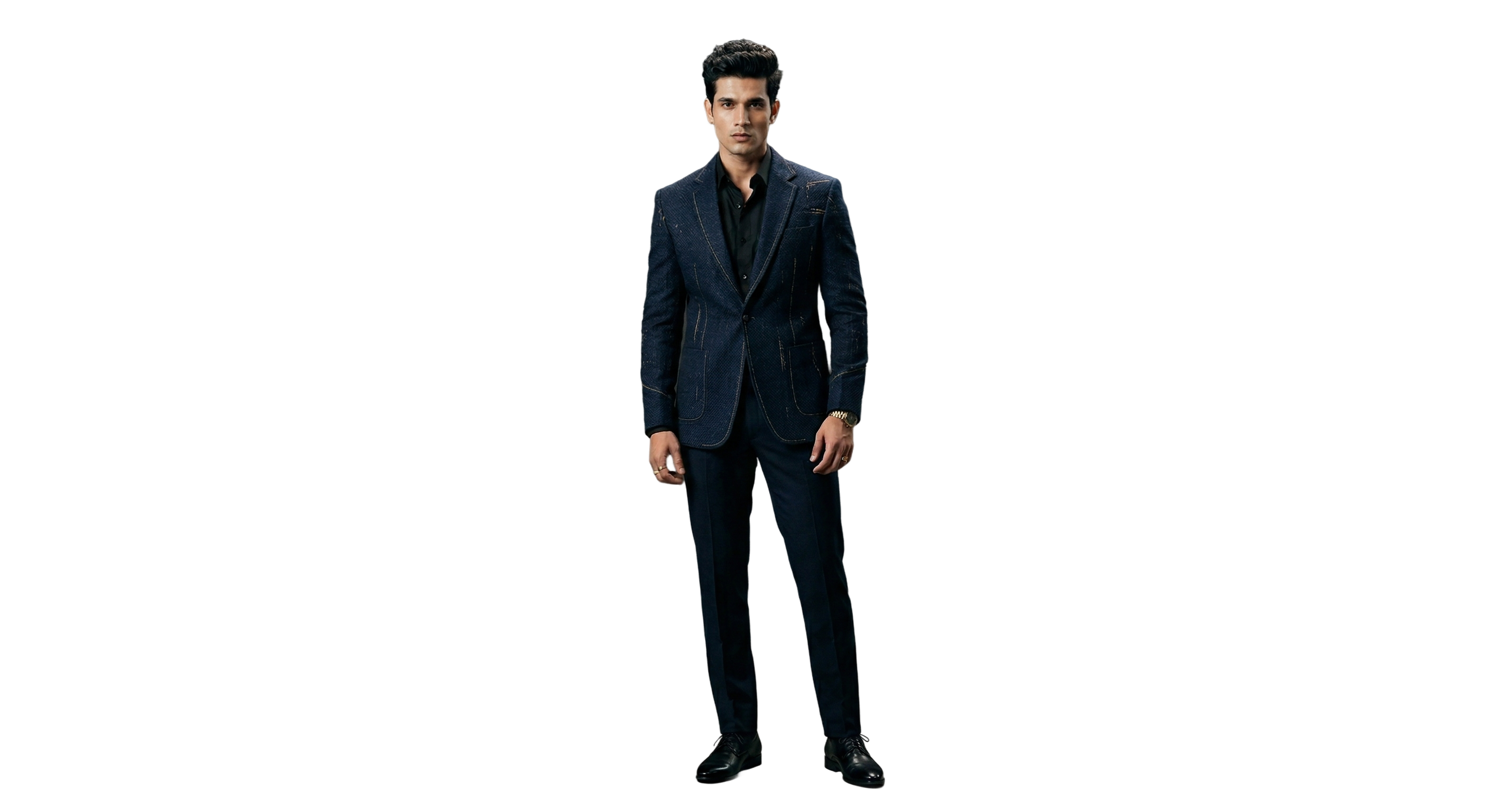 Men's fashion course visual - tailored menswear styling for AAFT Online